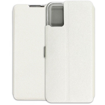 Motorola Moto E22i Case - Wallet Book - white