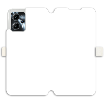 Phone case - casey Wallet Book Design - Marble Case - White Marble