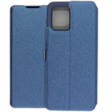 Motorola Moto G53 5G Case - Soft Wallet Book - navy blue