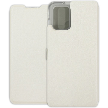 Motorola Moto G73 5G Case - Wallet Book - white