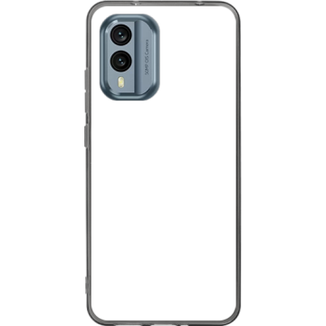 Phone case - casey Design Case - Marble Case - White Marble - black
