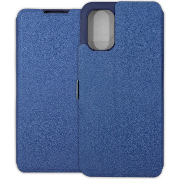 Nokia G60 5G Case - Soft Wallet Book - navy blue