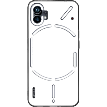 Phone case - casey Design Case - Marble Case - White Marble - black