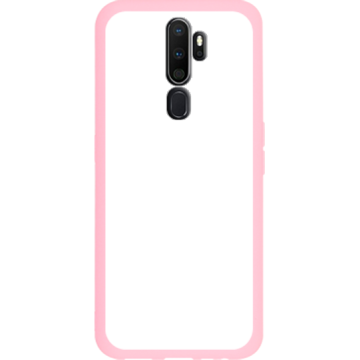Phone case - casey Soft Flex Design - Marble Case - White Marble - pink