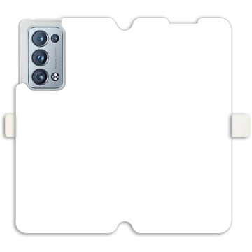 Phone case - casey Wallet Book Design - Marble Case - White Marble