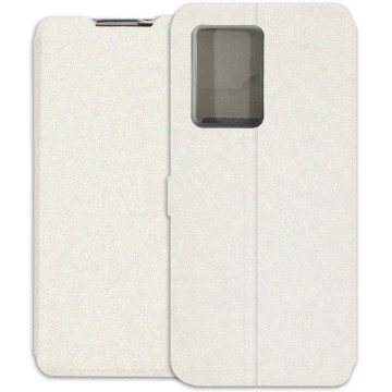 Oppo A77 5G Case - Wallet Book - white