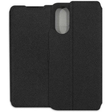 Oppo A17 Case - Soft Wallet Book - black