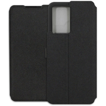 Oppo A57s Case - Soft Wallet Book - black