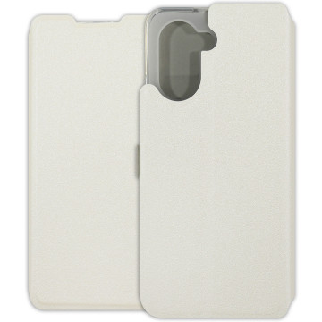 Realme C33 Case - Wallet Book - white