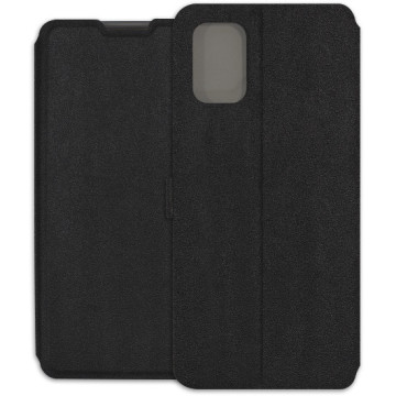 Samsung Galaxy A71 Case - Soft Wallet Book - black