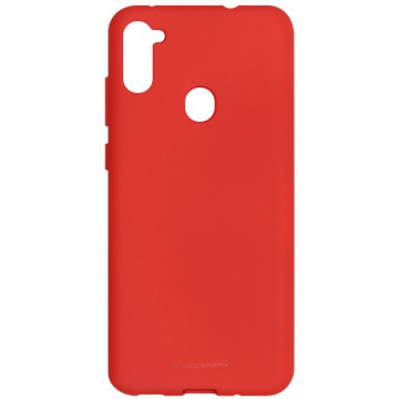 Samsung Galaxy M11 Case - Mercury Goospery Soft Feeling - red