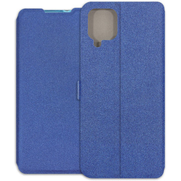 Samsung Galaxy A12 Case - Wallet Book - navy blue