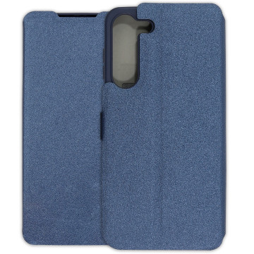 Samsung Galaxy S23 Plus Case - Soft Wallet Book - navy blue
