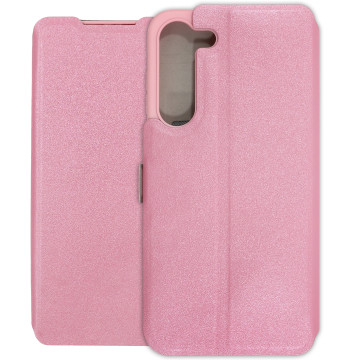 Samsung Galaxy S23 Plus Case - Soft Wallet Book - pink
