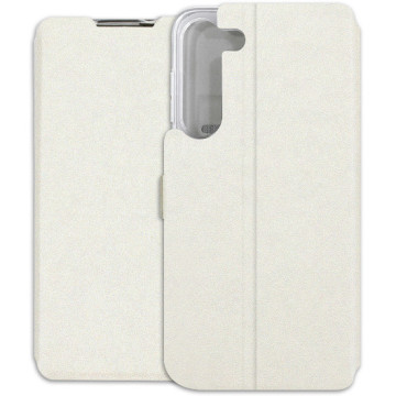 Samsung Galaxy S23 Plus Case - Wallet Book - white
