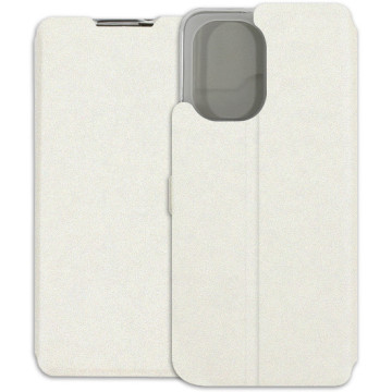 Vivo Y16 Case - Wallet Book - white