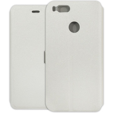 Xiaomi Mi A1 Case - Wallet Book - white