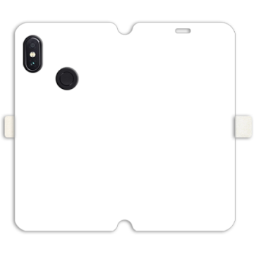 Phone case - casey Wallet Book Design - Marble Case - White Marble