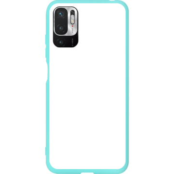 Phone case - casey Soft Flex Design - Marble Case - Blue Marble with gold stripe - mint