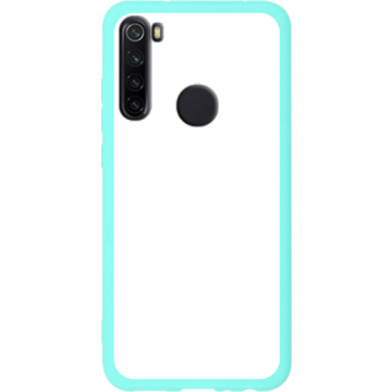 Phone case - casey Soft Flex Design - Marble Case - Blue Marble with gold stripe - mint
