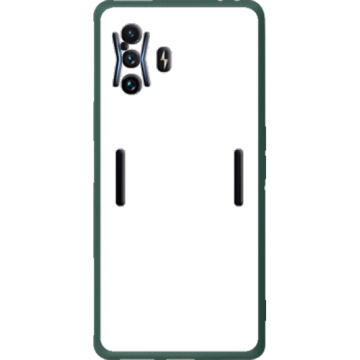 Phone case - casey Soft Flex Design - Marble Case - White Marble - green