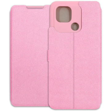 Xiaomi Redmi 10C Case - Soft Wallet Book - pink