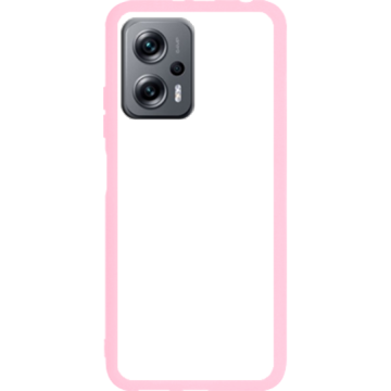 Phone case - casey Soft Flex Design - Marble Case - White Marble - pink