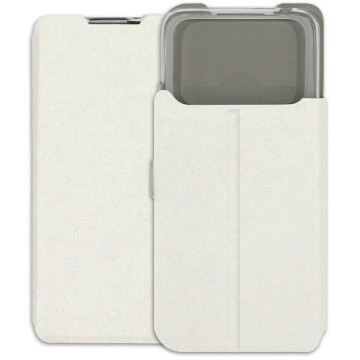 POCO C40 Case - Wallet Book - white