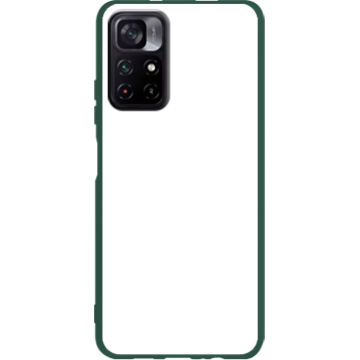 Phone case - casey Soft Flex Design - Marble Case - White Marble - green