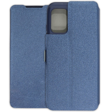 POCO M5 Case - Soft Wallet Book - navy blue