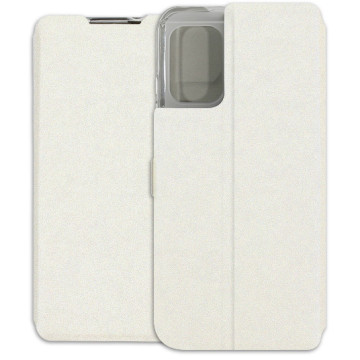 POCO M5 Case - Wallet Book - white