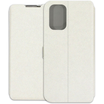 POCO M5s Case - Wallet Book - white