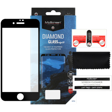 Apple iPhone 8 - tempered glass MyScreen Protector Diamond Glass Edge 3D - black