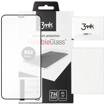 Apple iPhone XS - tempered glass 3MK FlexibleGlass Max