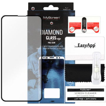 Apple iPhone 13 Pro Max - tempered glass MyScreen Protector Diamond Glass Edge Full Glue - black