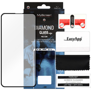Apple iPhone 14 - tempered glass MyScreen Protector Diamond Glass Edge Full Glue - black