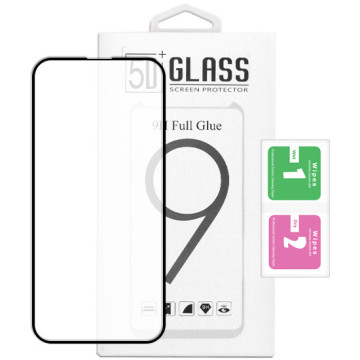 Apple iPhone 14 - tempered glass 5D Full Glue - black