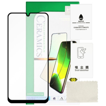 Samsung Galaxy M32 4G - tempered glass Ceramic 9D Full Glue - black
