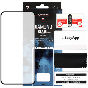 Samsung Galaxy S23 Plus - tempered glass MyScreen Protector Diamond Glass Edge Full Glue - black