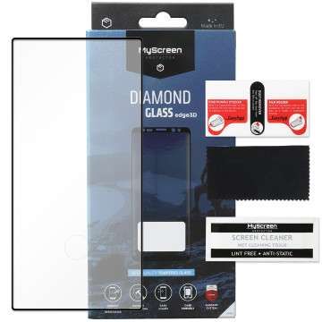 Samsung Galaxy S23 Ultra - tempered glass MyScreen Protector Diamond Glass Edge 3D - black
