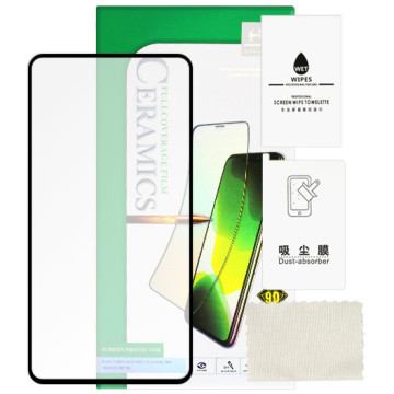Xiaomi Mi 10T Pro 5G - tempered glass Ceramic 9D Full Glue - black