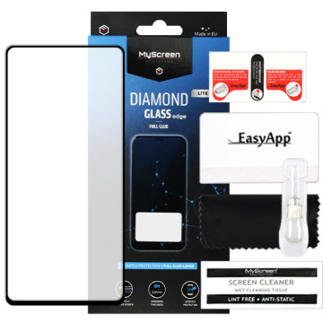 Xiaomi 11T Pro - tempered glass MyScreen Protector Diamond Lite Glass Edge Full Glue - black