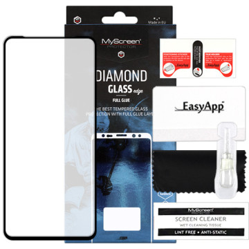 POCO M4 Pro 4G - tempered glass MyScreen Protector Diamond Glass Edge Full Glue - black