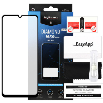 Xiaomi Redmi 10C - tempered glass MyScreen Protector Diamond Lite Glass Edge Full Glue - black