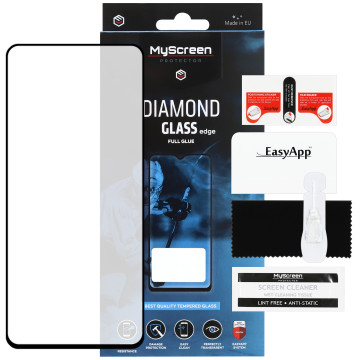 POCO F5 Pro - tempered glass MyScreen Protector Diamond Glass Edge Full Glue - black