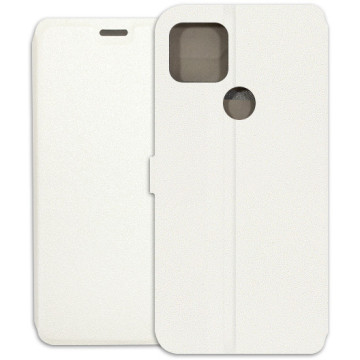 Google Pixel 5 Case - Wallet Book - white