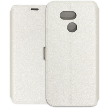 HTC Desire 12s Case - Wallet Book - white