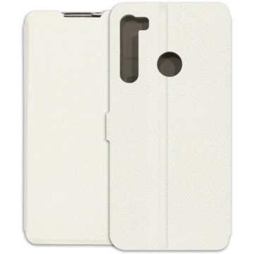 HTC Desire 20 Pro Case - Wallet Book - white
