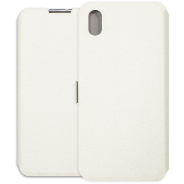 Huawei Y5 (2019) Case - Wallet Book - white