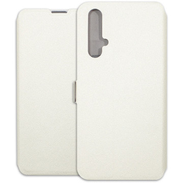 Huawei Nova 5T Case - Wallet Book - white